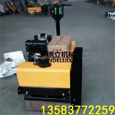 手扶式雙輪壓路機振動路面壓實機 - 濟寧市天德立機械設(shè)備銷售五部 
